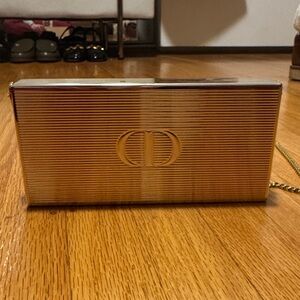 Dior Gold Clutch with Chain